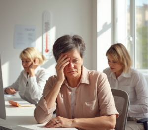 Arbeiten im Hochsommer, Hitze macht müde